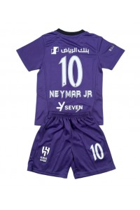 Al-Hilal Neymar Jr #10 Babyklær Tredje Fotballdrakt til barn 2024-25 Korte ermer (+ Korte bukser)